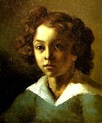 Theodore   Gericault jeune garcon Spain oil painting artist